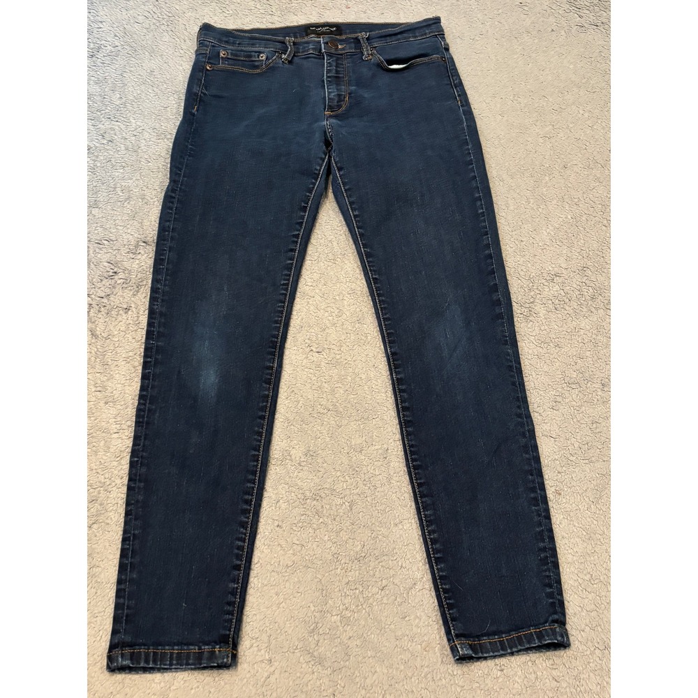 Banana Republic Sculpt Skinny Jeans Dark Wash Blue Denim Size 27/4 Mid Rise